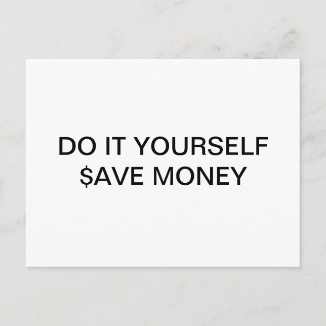 TUN SIE ES SELBST ~ Postcard / Einladungen (Vorderseite)