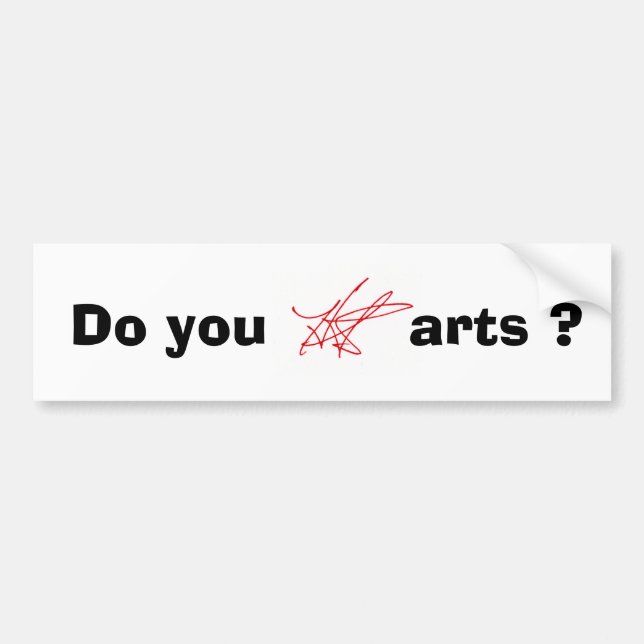 Tun Sie H.A.S. Arts? Autoaufkleber (Vorne)