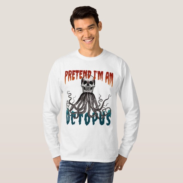 TUN SIE, ICH BIN EIN OCTOPUS-FUNNY HALLOWEEN COSTU T-Shirt (Vorne ganz)