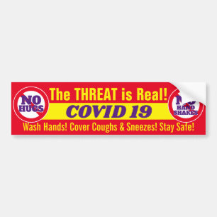 TUN SIE IHREN TEIL: COVID 19 ( Rot ) Autoaufkleber