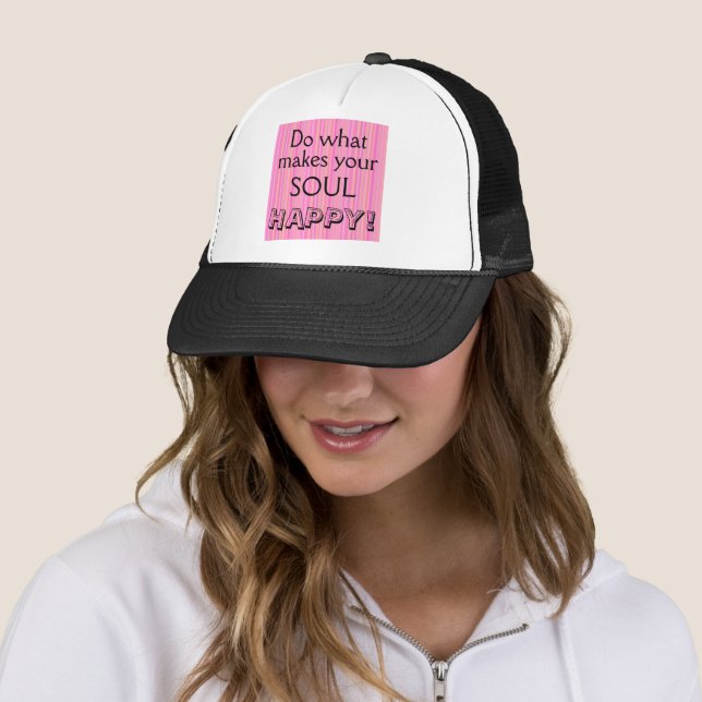 Tun Sie, was Ihr Soul glücklich macht Inspiration Truckerkappe (Beispiel)