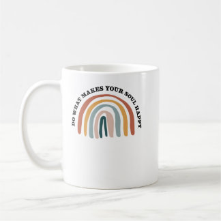Tun Sie, was Ihr Soul glücklich macht Regenbogen Kaffeetasse