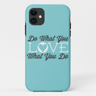Tun Sie, was Sie Liebe (aquamarin) Case-Mate iPhone Hülle