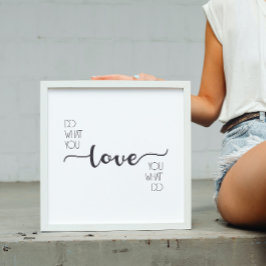 Tun Sie, was Sie Liebe Liebe, was Sie moderne Deko