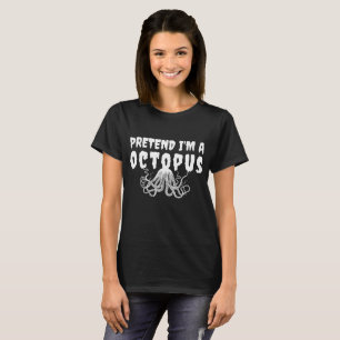 TUN SO ALS WÄR ICH EIN LUSTIGER HALLOWEEN-KOSTÜM-T T-Shirt