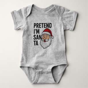 Tun wir so, als wäre ich der Weihnachtsmann - Lust Baby Strampler