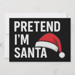 Tun wir so, als wäre ich der Weihnachtsmann - Lust Einladung