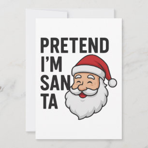 Tun wir so, als wäre ich der Weihnachtsmann - Lust Einladung