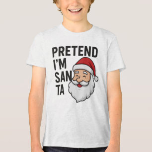 Tun wir so, als wäre ich der Weihnachtsmann - Lust Tri-Blend Shirt