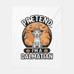 Tun wir so, als wäre ich ein dalmatinischer Hallow Fleecedecke