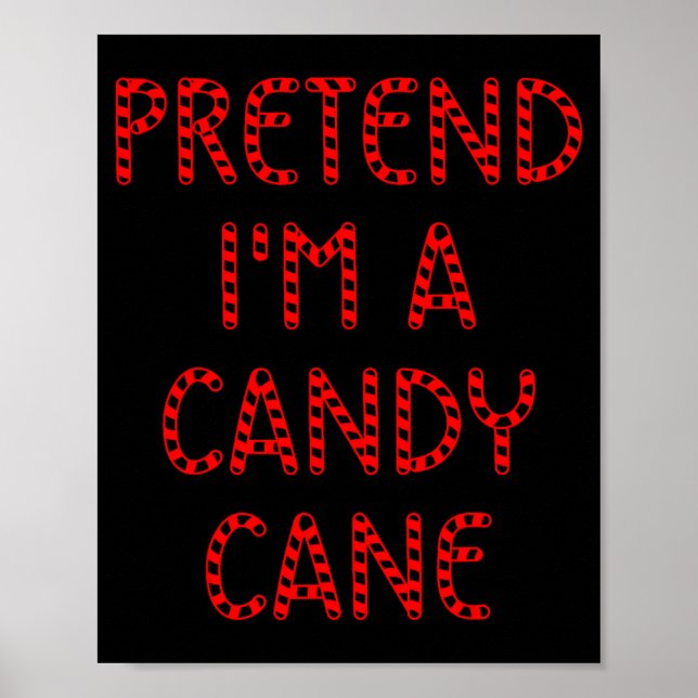 Tun wir so, als wäre ich ein lustiger Weihnachts-L Poster (Vorne)