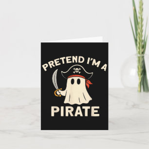 Tun wir so, als wäre ich ein lustiges Halloween-Ge Karte