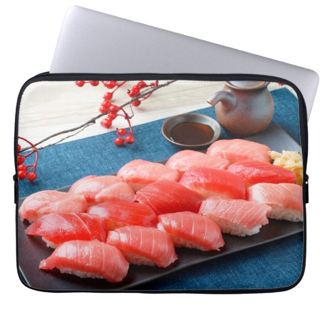 Tuna Celebration – Laptop Sleeve by SUSHIMI (Vorderseite)