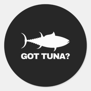 Tuna-Fischliebhaber-Geschenk - Got Tuna Lustiger F Runder Aufkleber