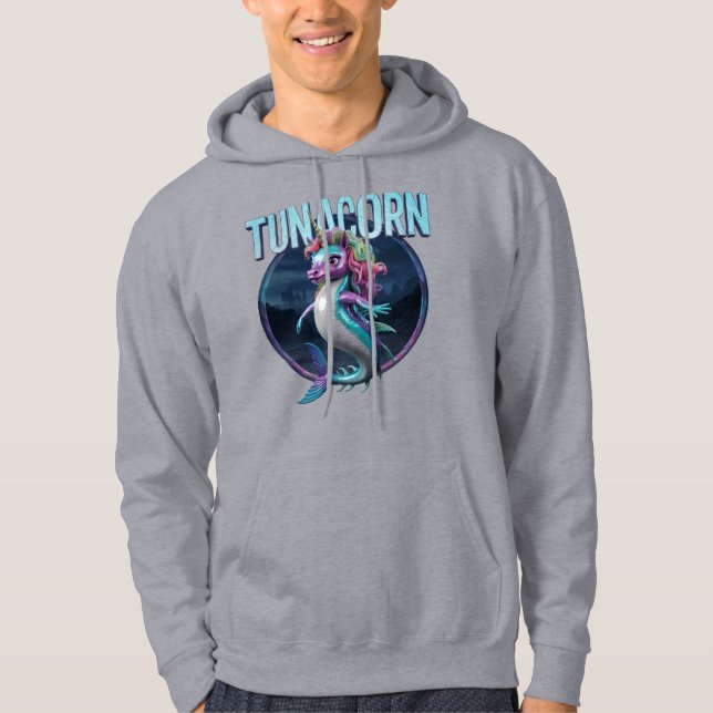 Tunacorn Fotografischer Combo Kreatur Witzig Hoodie (Vorderseite)