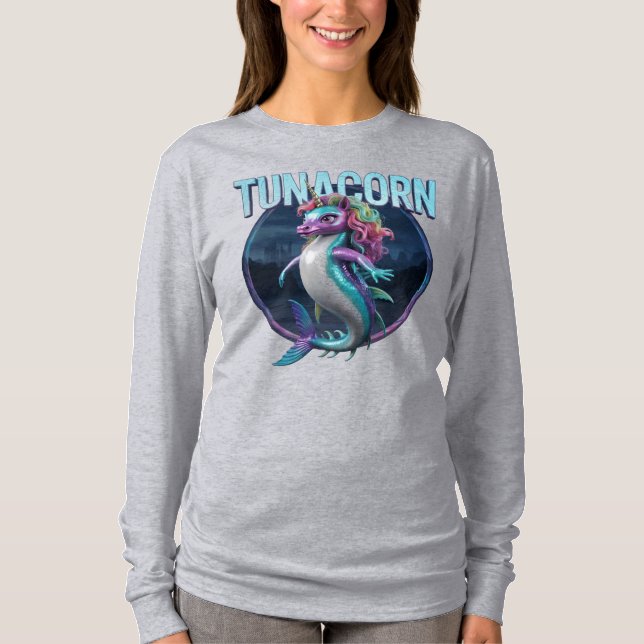 Tunacorn Fotografischer Combo Kreatur Witzig T-Shirt (Vorderseite)