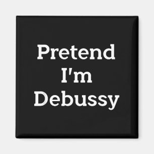 Tünche Debussy Kostüm Lustig Klassisch Halloween Magnet