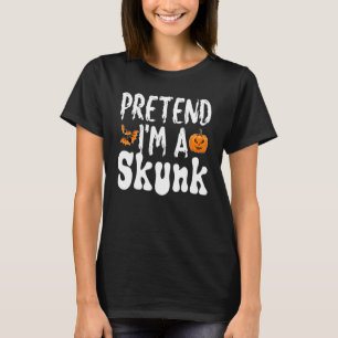 Tünche ich bin ein Stinktier Halloween Kostüm Part T-Shirt