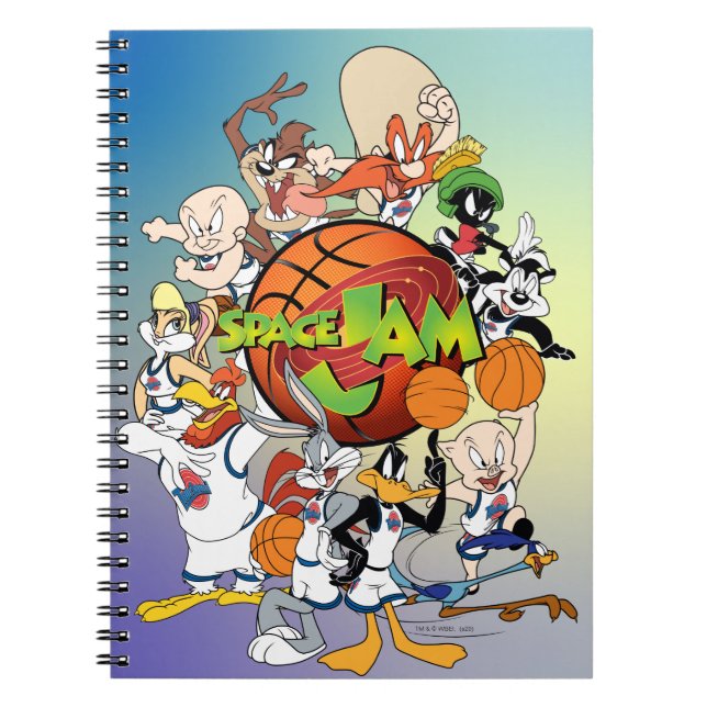 TUNE SQUAD™ Group SPACE JAM™ Logo Notizblock (Vorderseite)
