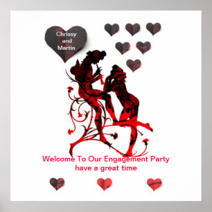 "Tunes of Liebe" Door-Intrance-Party-Poster"* Poster