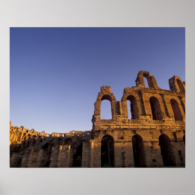 Tunesien, El Jem. Ruinen eines Römischen Reiches 2 Poster (Vorne)