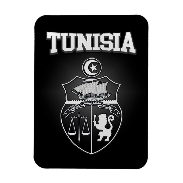 Tunesien-Emblem Magnet (Vertikal)