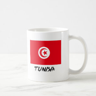 Tunesien-Flagge Kaffeetasse