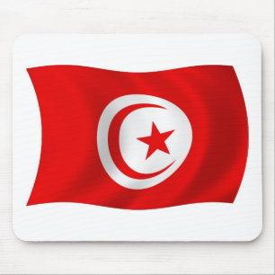 Tunesien-Flagge-Mauspad Mousepad