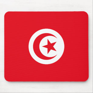Tunesien-Flagge Mousepad