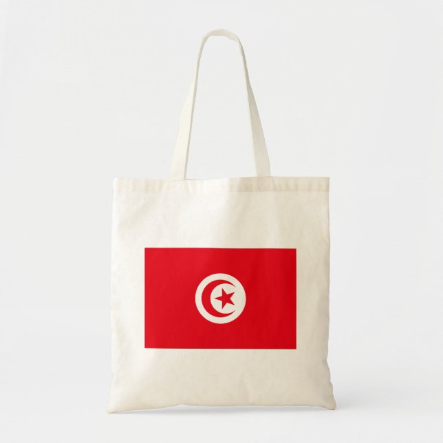 Tunesien-Flagge Tragetasche (Vorne)