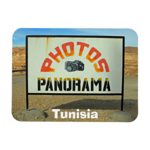 Tunesien - Foto aus der Ferne Magnet