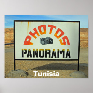 Tunesien - Foto aus der Ferne Poster