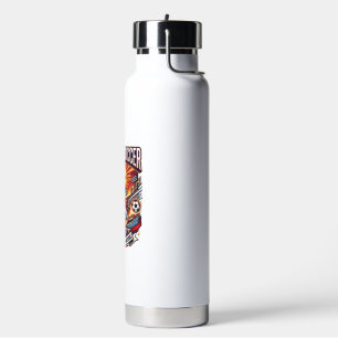 Tunesien Fußball Skelett Stürmer Nationen Premium  Trinkflasche