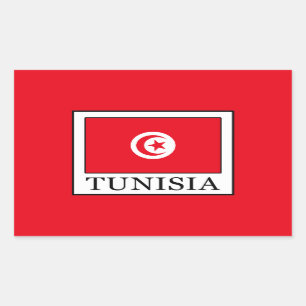 Tunesien Rechteckiger Aufkleber