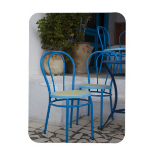 Tunesien, Sidi Bou Said, Caféstühle Magnet