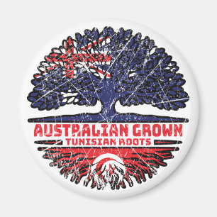 Tunesien Tunesisch Australier Australien Baumwurze Magnet