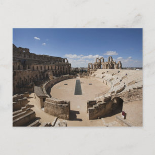 Tunesien, tunesische Zentralküste, El Jem, römisch Postkarte