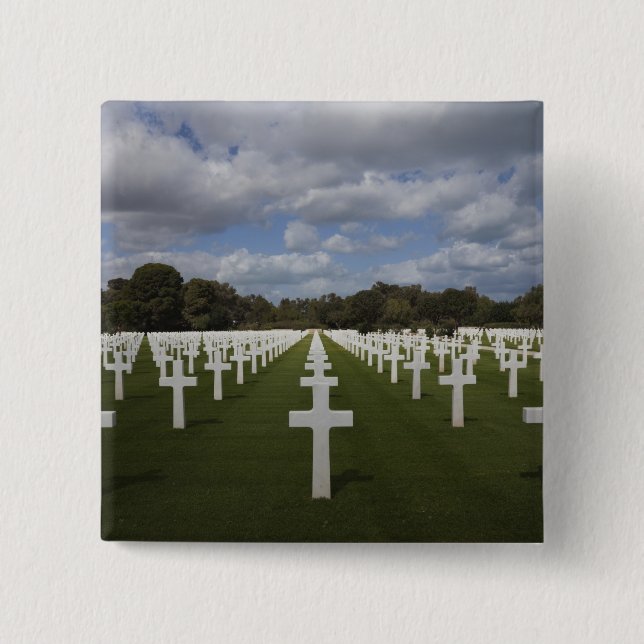 Tunesien, Tunis, Carthage, US-Weltkrieg Zweierzeit Button (Vorderseite)