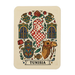 Tunesien Tunis Reise Magnet