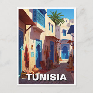 Tunesien Tunis Reise Postkarte
