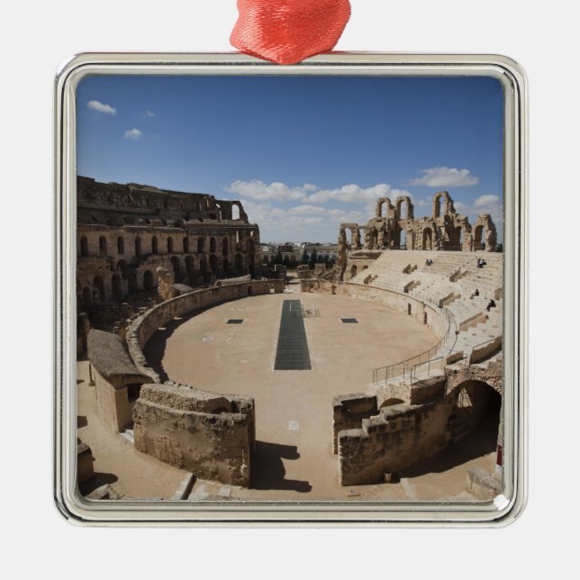 Tunesien, Zentrale tunesische Küste, El Jem, Roman Ornament Aus Metall (Vorne)