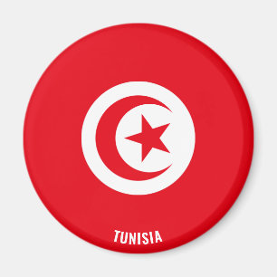 Tunesische Flagge Charming Patriotic Magnet
