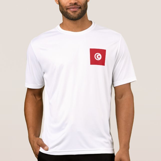 Tunesische Flagge T-Shirt (Vorderseite)