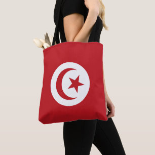Tunesische Flagge Tasche