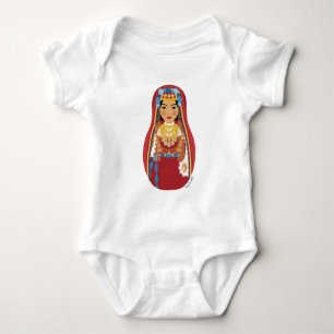 Tunesische Matryoshka Baby Strampler