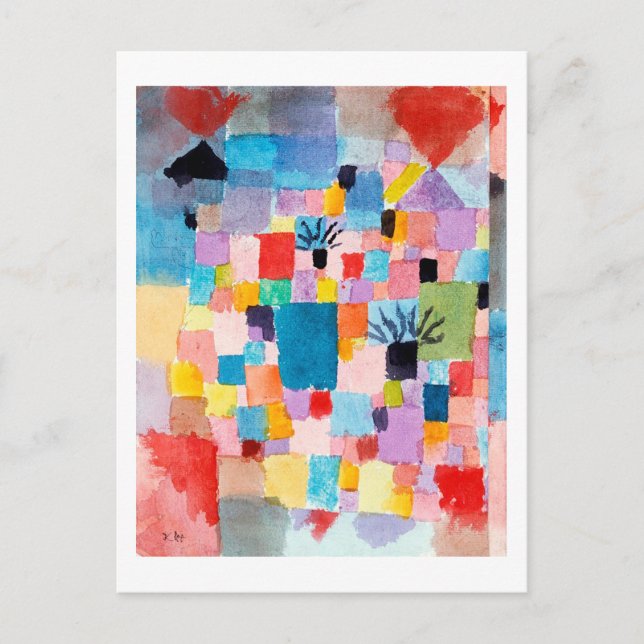 Tunesischer Garten, Klee Postkarte (Vorderseite)