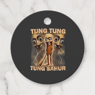 Tung tung sahur Brainrot Meme Geschenkanhänger