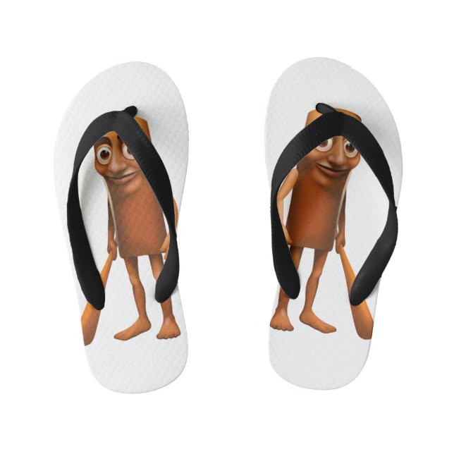Tung Tung Tung Sahur Funny Cartoon Kinderbadesandalen (Fußbett)