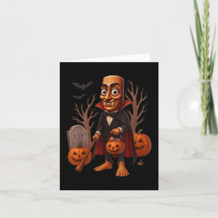 Tung Tung Tung Sahur Halloween Kid Costume Vampire Karte