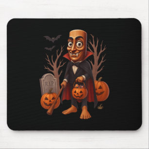 Tung Tung Tung Sahur Halloween Kid Costume Vampire Mousepad